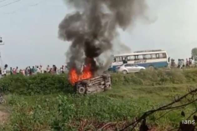Violence in UP s Lakhimpur Kheri after farmers run over by vehicle