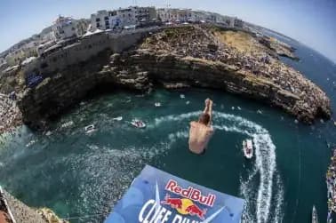 Cliff diving