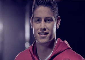 James Rodriguez voted Americas' best athlete of the year