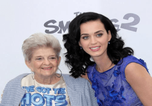 Katy Perry's grandmother attends 'Smurfs 2' premiere