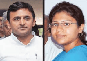 Akhliesh threatens to book suspended Durga