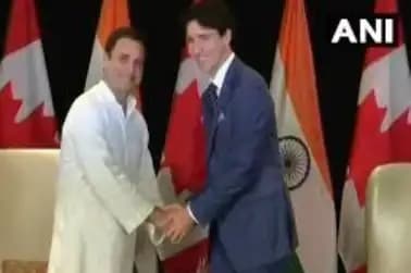 Rahul meets Canadian PM T