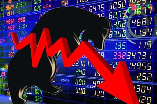 Market continues to fall  Sensex down 400 points