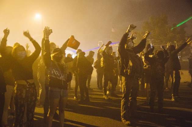 Over 530 arrested after protests over death of George Floyd turn violent