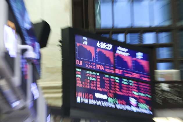 Dow jumps over 550 points  closing above 25 000