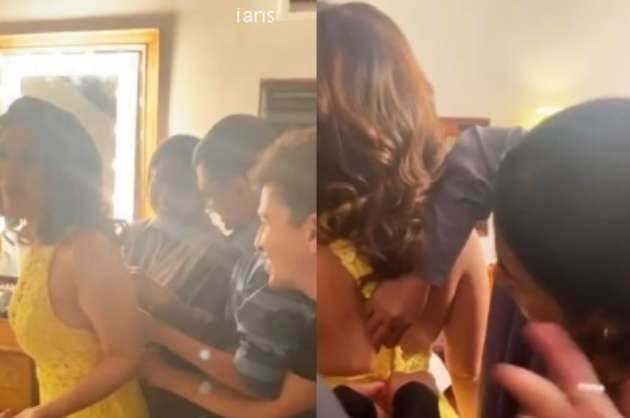 When Sunny Leone s  army  battled to zip her up