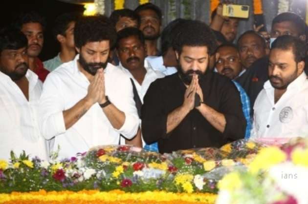 Jr NTR pays homage to his grandfather NT Rama Rao