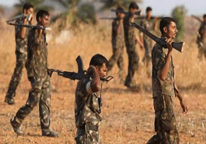 Police fight naxalites with their backs against the wall