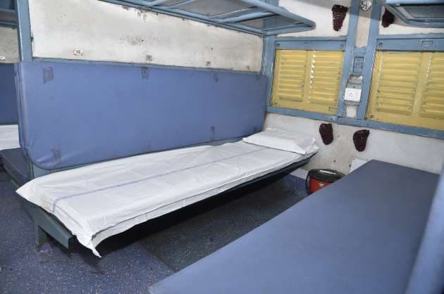 Alarm system installed in Shakurbasti rail isolation coaches