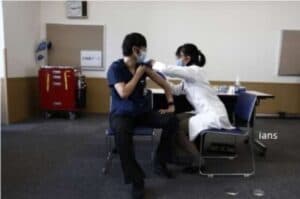 Mass vaccination site in Tokyo to offer jabs to police