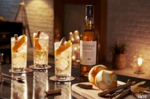 At home on the weekend with a perfect scotch cocktail