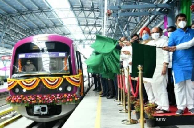 Bengaluru metro adds 7 5 km to western extension line