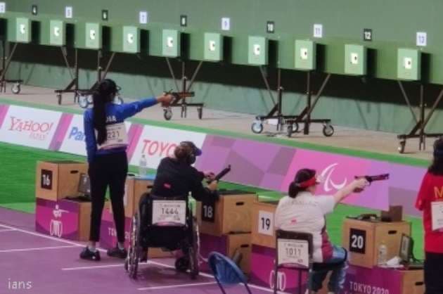 Paralympic shooting  Rubina Francis in final of women s 10m air pistol