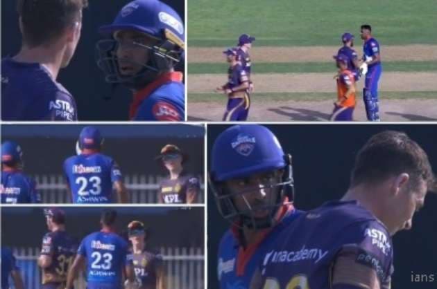 IPL 2021  Ashwin gets into heated argument with Southee and Morgan