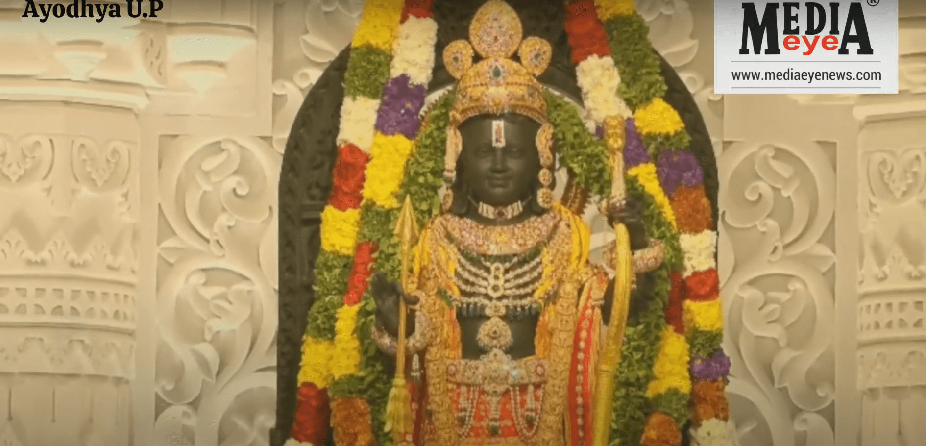Amid sounds of conch shells, PM Modi performs the consecration of Lord Ram in Ayodhya