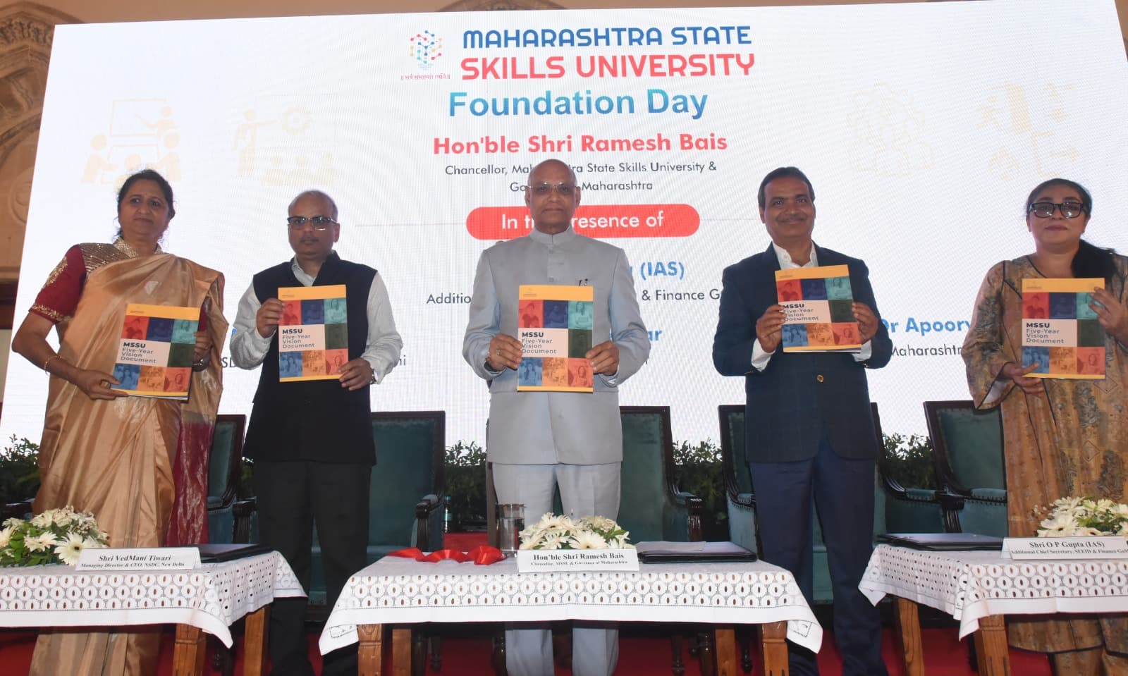 Governor Releases Vision Document of Maharashtra State Skills University