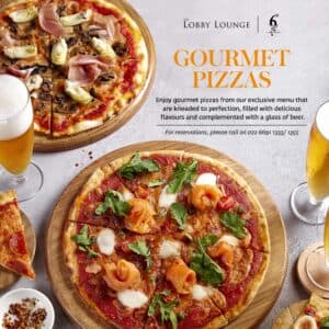 Savor the Exquisite Gourmet Pizza at The Leela Five-Star Hotel