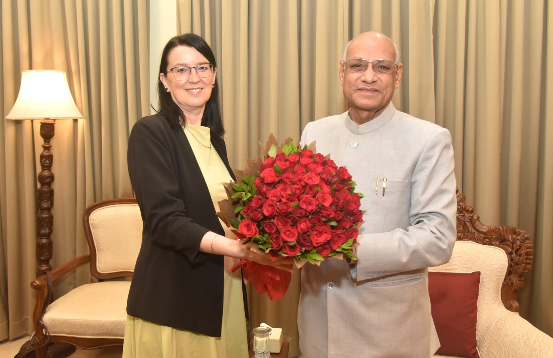 Estonian Ambassador calls on Maharashtra Governor