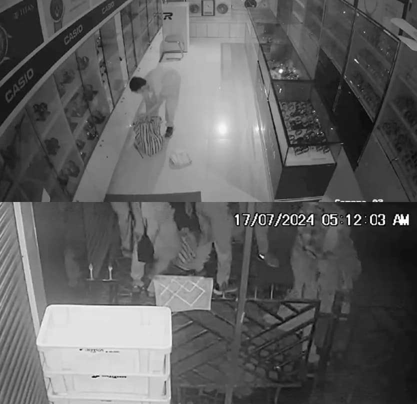 Thieves Decamp with Rs 25 Lakh Watches