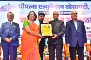 Maharashtra Governor presides over Foundation Day of Dr Ambedkar’s Peoples’ Education Societ