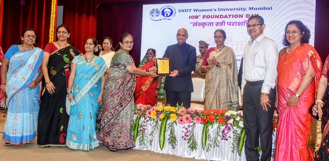 Maharashtra Governor presides over 109th Foundation Day of SNDT Women’s University