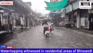 Waterlogging in the Mumbai Suburb of Bhiwandi