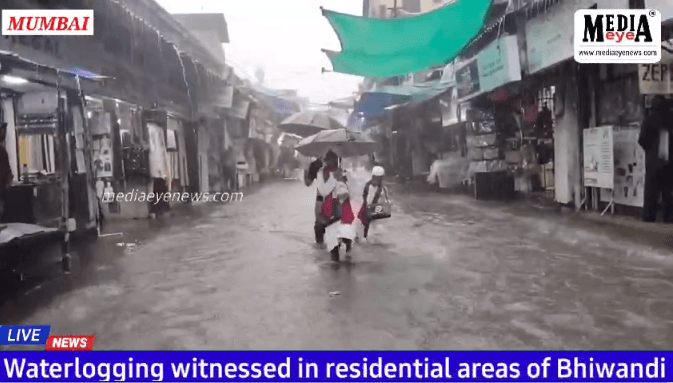 Waterlogging in the Mumbai Suburb of Bhiwandi