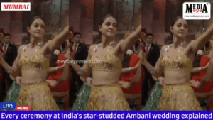 Anant Ambani, the son of Indian billionaire Mukesh Ambani, marries in an opulent, celebrity-filled event