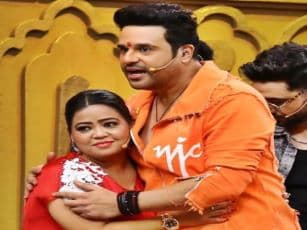 Comedian Bharti Singh Ties Rakhi to Co-Star Krushna Abhishek  