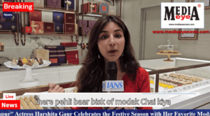 “Mirzapur” Actress Harshita Gaur Celebrates the Festive Season with Her Favorite Modaks