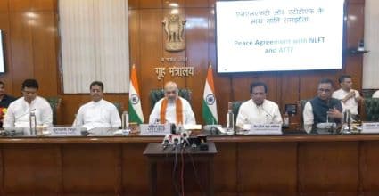 In Five Years About 10K Cadres of Militant Outfits Surrendered, Over 12 Accords Signed in North-East: Amit Shah