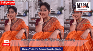Bappa Visits TV Actress Deepika Singh’s Home
