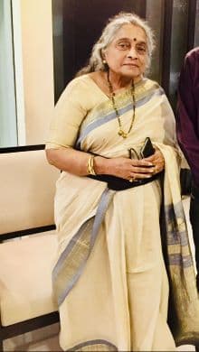Madhura Jasraj - V Shantaram's Daughter and Wife of Pandit Jasraj - Breathes Her Last in Mumbai