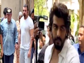 Celebrities Flock to Malaika’s Parent's Home; Visitors Include Salim Khan, Salma Khan, Arjun Kapoor. Ex-Husband Arbaaz Was One of the First to Reach