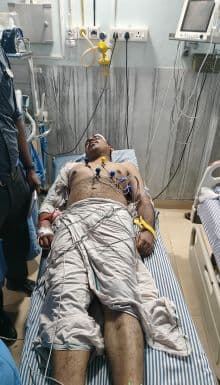 Kerala Police Assault and Seriously Hurt Cong Youth Wing Leader Protesting to Demand Resignation of Chief Minister Vijayan
