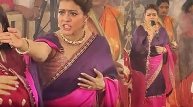 Kajol Gets Into Jaya Bachchan Mode at Durga Puja Pandal