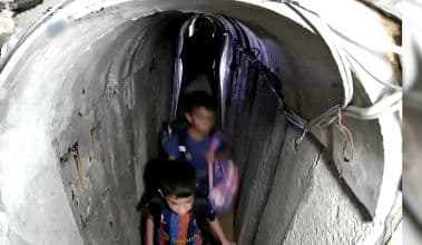 IDF Releases Video Footage of Yahya Sinwar, Family Escaping into Tunnel Before Last Year’s October 7 Attack on Israeli Citizens