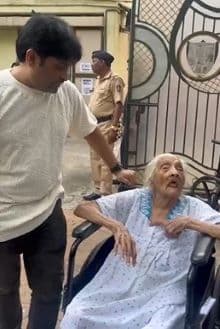 Maha Polls Spirit: 113-Year-Old Woman Casts Vote in Mumbai; Never Missed Election in Life