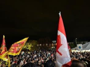 Canadian Hindus Hold Rally in Brampton Against Attacks by Khalistanis