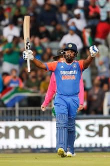 Sanju Samson Creates Record; Becomes First Batsman to Score Three T20I Centuries in a Calendar Year
