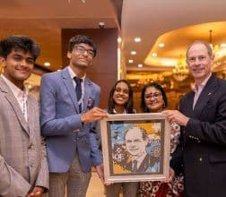 Students of Mumbai-Based Singapore International School Impress Britain’s Prince Edward with Service Projects