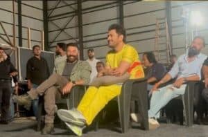 Champions Trophy: MS Dhoni Enjoys Ind vs Pak Match With Sunny Deol in Mumbai