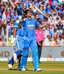 Shubman Gill Becomes Fastest to Score 2,500 ODI Runs in 50th Match