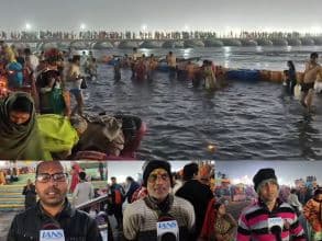 Devotees Take Holy Dip at Triveni Sangam on 30th Day of Maha Kumbh