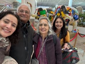 Emotional Reunion at Maha Kumbh: Daughters Travel From US to Fulfil Father’s Wish of ‘Sangam Snan’