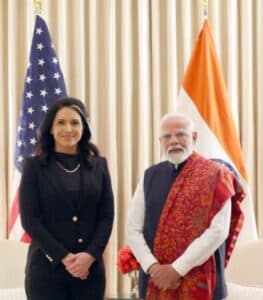 Tulsi Gabbard to Visit India Following Up PM Modi-Trump Commitment to Enhance Intelligence Sharing