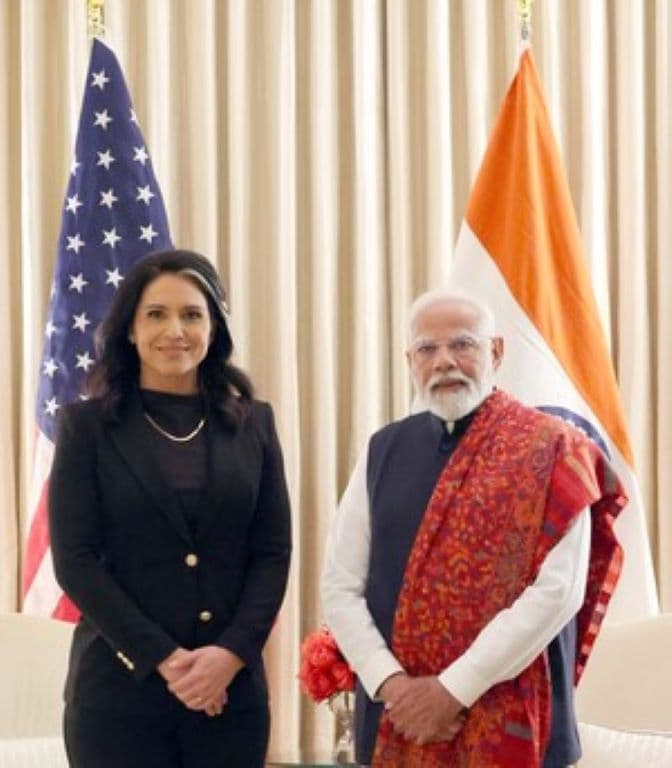 Tulsi Gabbard to Visit India Following Up PM Modi-Trump Commitment to Enhance Intelligence Sharing