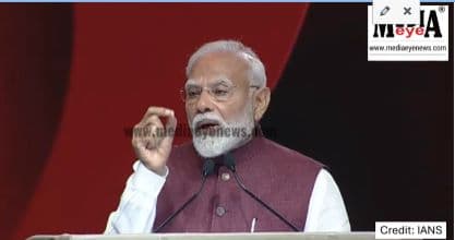 Prime Minister Narendra Modi at the NXT Conclave at Bharat Mandapam