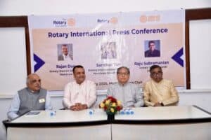 Rotarian Sangkoo Yun Visits Mumbai