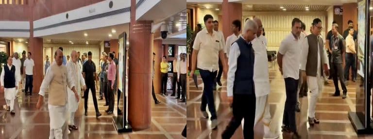 HM Amit Shah & Rajnath Singh Brief All-Party Meet on Pahalgam Attack